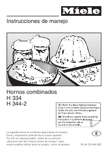 Manual de uso Miele H 334 B Horno