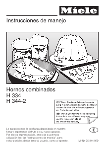 Manual de uso Miele H 344-2 B Horno