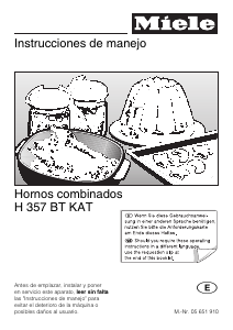 Manual de uso Miele H 357 BT-KAT Horno