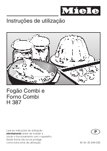 Manual Miele H 387-1 B-KAT Forno