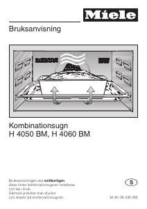 Bruksanvisning Miele H 4060 BM Ugn