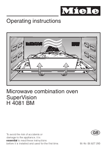 Manual Miele H 4081 BM Oven