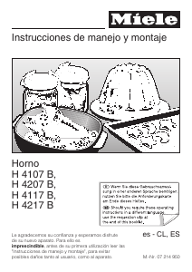 Manual de uso Miele H 4117 B Horno