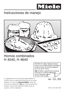 Manual de uso Miele H 4540 Horno