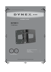 Manual Dynex DX-TVM111 Wall Mount