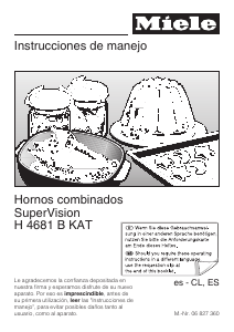 Manual de uso Miele H 4681 B KAT Horno