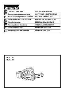 Instrukcja Makita BUC122RFEX Piła łańcuchowa