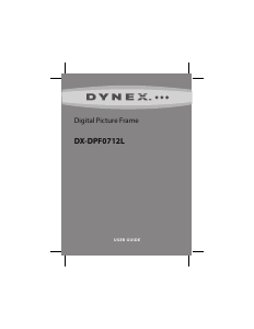 Manual Dynex DX-DPF0712L Digital Photo Frame