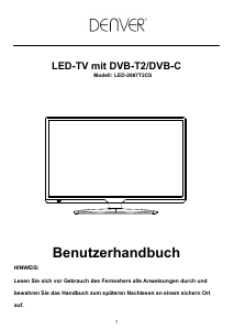 Bedienungsanleitung Denver LED-2867T2CS LED fernseher