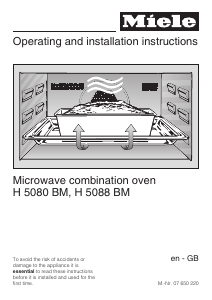 Handleiding Miele H 5088 BM Oven