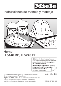 Manual de uso Miele H 5240 BP Horno