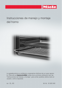 Manual de uso Miele H 6267 B Horno