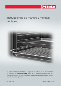 Manual de uso Miele H 6401 B Horno