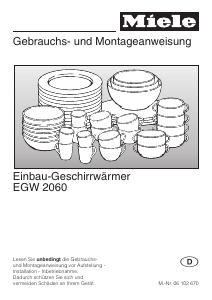 Bedienungsanleitung Miele EGW 2060 Tellerwärmer