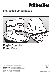 Manual Miele H 258 EP-KAT Fogão