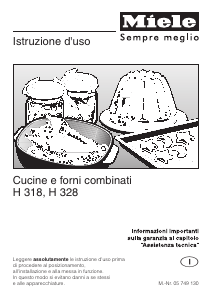 Manuale Miele H 318 E-KAT Cucina