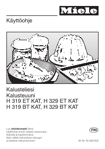 Käyttöohje Miele H 329 ET-KAT Liesi