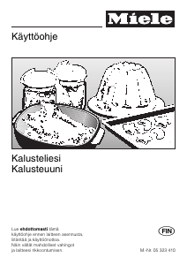 Käyttöohje Miele H 340 E-KAT Liesi