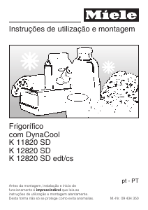 Manual Miele K 12820 SD Frigorífico