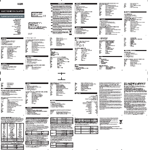 Manual Citizen FC-100BL Calculator