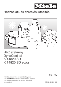 Használati útmutató Miele K 14820 SD Hűtőszekrény