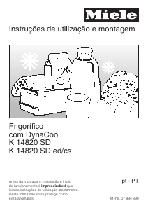 Manual Miele K 14820 SD ed/cs Frigorífico