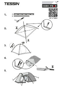 Handleiding High Peak Tessin Tent