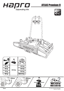 Manual de uso Hapro Atlas Premium II Porta bicicleta