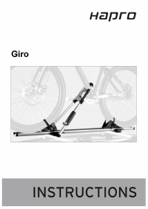 Hướng dẫn sử dụng Hapro Giro Baga xe đạp