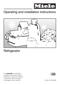 Manual Miele K 2222 S Refrigerator
