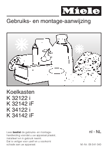 Handleiding Miele K 32122 i Koelkast