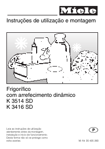 Manual Miele K 3416 SD Frigorífico
