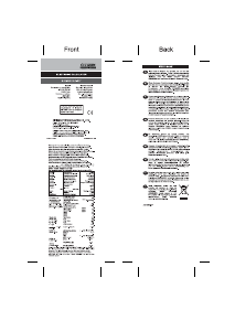 Mode d’emploi Citizen SLD-377 Calculatrice