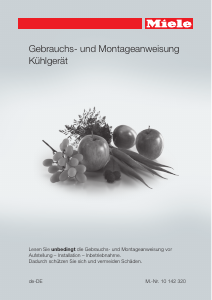 Bedienungsanleitung Miele K 34473 iD Kühlschrank