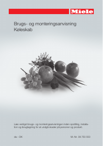 Brugsanvisning Miele K 35272 iD Køleskab