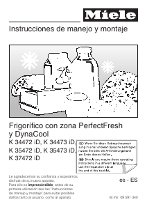 Manual de uso Miele K 35473 iD Refrigerador
