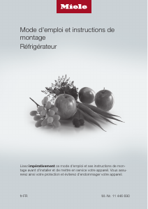 Mode d’emploi Miele K 37252 iD Réfrigérateur
