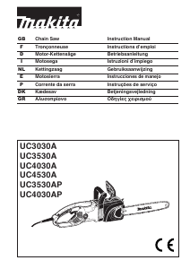 Manuale Makita UC3530A Motosega