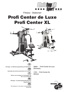 Manual Christopeit Profi Center de Luxe Multi-gym