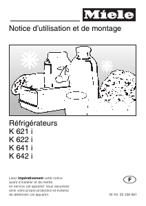 Mode d’emploi Miele K 621 i Réfrigérateur