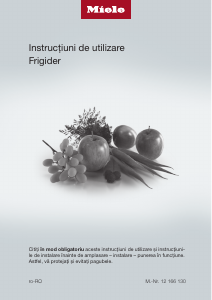 Manual Miele K 7773 D Frigider