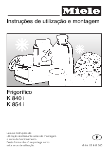 Manual Miele K 854 i-1 Frigorífico