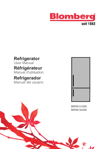 Mode d’emploi Blomberg BRFB 1322 SS Réfrigérateur combiné