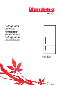 Mode d’emploi Blomberg BRFB 1512 SS Réfrigérateur combiné