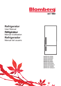 Manual Blomberg BRFB 1812 SS Fridge-Freezer