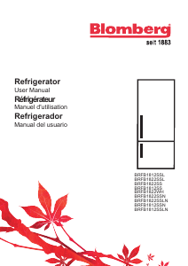 Mode d’emploi Blomberg BRFB 1812 SSL Réfrigérateur combiné