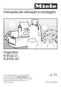 Manual Miele K 9124 UF Frigorífico