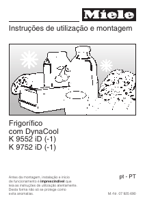 Manual Miele K 9552 iD-1 Frigorífico