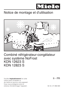Mode d’emploi Miele KDN 12623 S Réfrigérateur