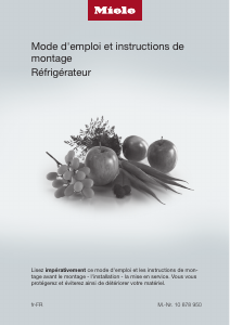 Mode d’emploi Miele KS 28463 D bb Réfrigérateur